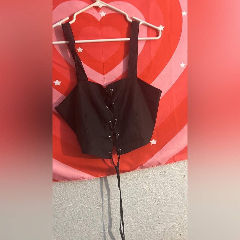 It’s a black corset